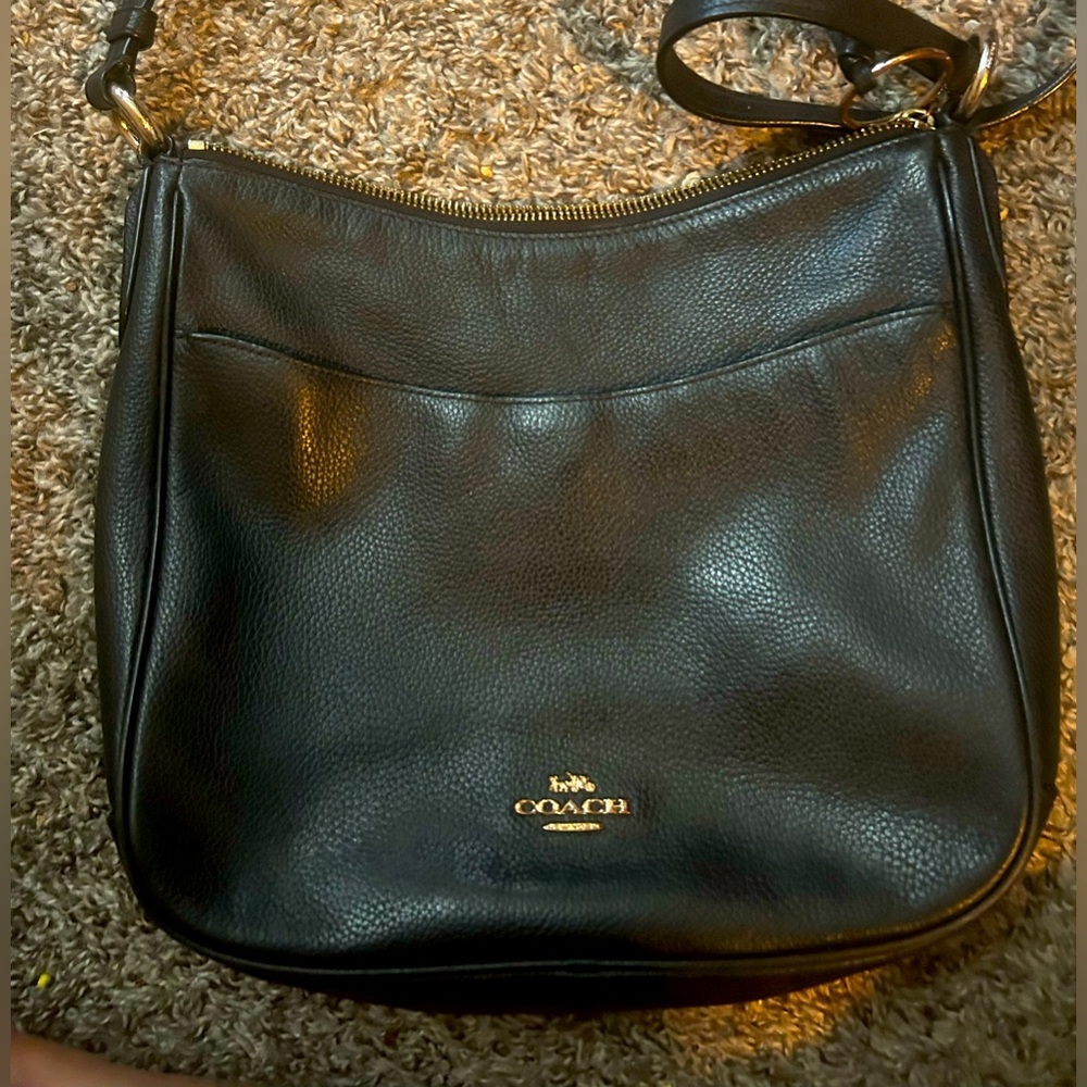 Black Coach crossbody